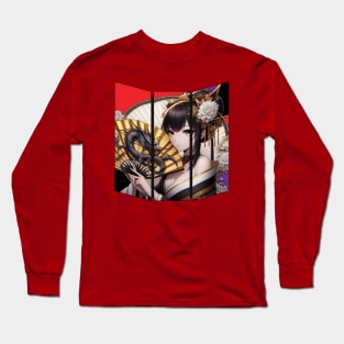 Geisha Dragon Lady Long Sleeve T-Shirt